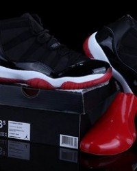 Air Jordan 11 Bred Black/White/Varsity Red