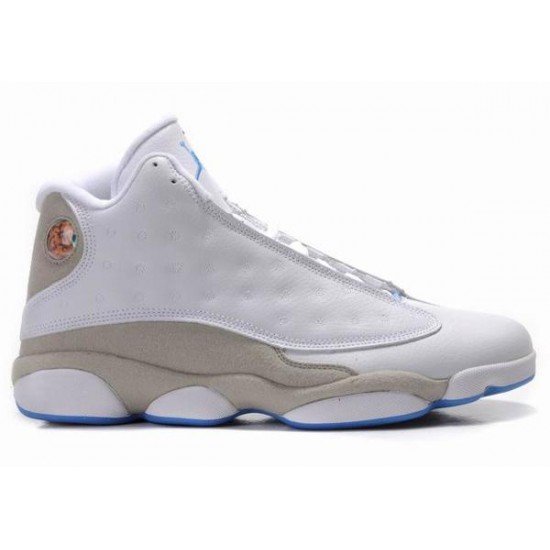 Air Jordan 13 Retro White Neutral Grey University Blue