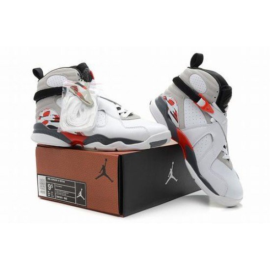 Air Jordan VIII (8) Retro White Blue Red Grey-26