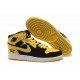 Air Jordan I (1) Retro Black Yellow White-129