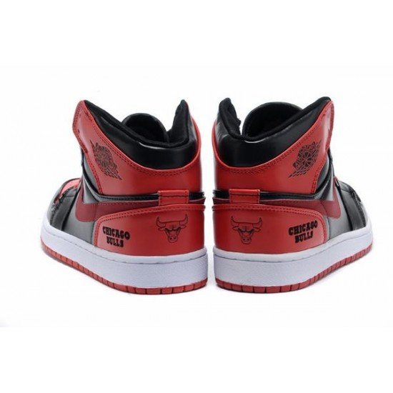 Air Jordan I (1) Retro Black Red White-130