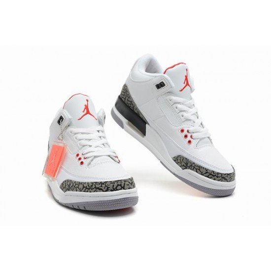 Air Jordan III (3) Retro White Grey Black-79