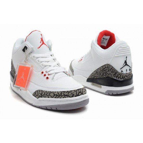 Air Jordan III (3) Retro White Grey Black-79