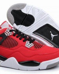 Air Jordan IV (4) Retro Red Black White-48