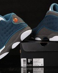 Air Jordan 13 Flint Blue/Grey/White