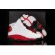 Air Jordan 13 (XIII) Retro White/Black/Red