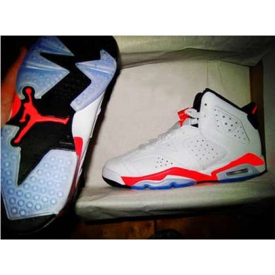 Air Jordan 6 Retro Infrared And White