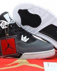 Air Jordan 4 Retro Black/Gray/White