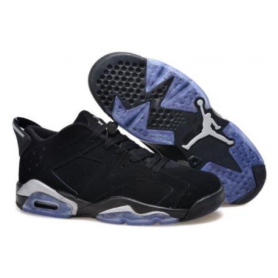 Air Jordan 6 Low Black Metallic Silver