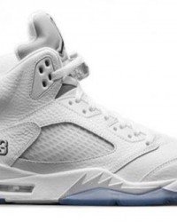 Air Jordan 5 Retro White/Metallic Silver