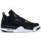 Air Jordan 4 Royalty Black White Gold