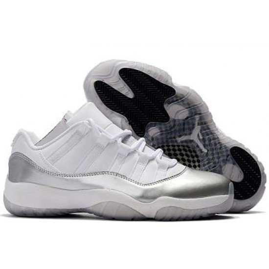 Air Jordan 11 White Silver