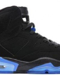 Air Jordans 6 Black Blue