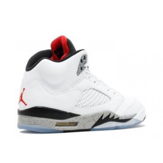 Air Jordan 5 White Cement