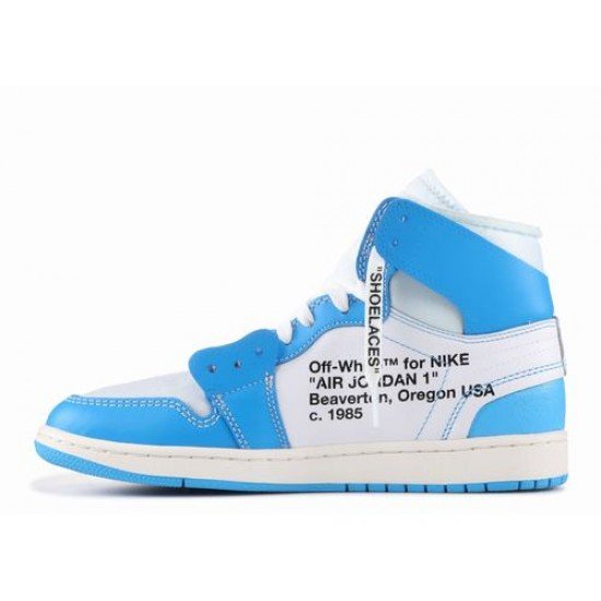 Off-White Air Jordan 1 Dark Powder Blue