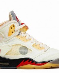 Off-White X Air Jordan 5 Retro Sail