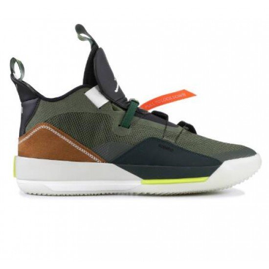 Travis Scott X Air Jordan 33 NRG Army Olive