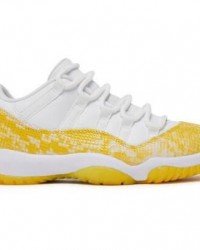 Wmns Air Jordan 11 Retro Low Yellow Snakeskin