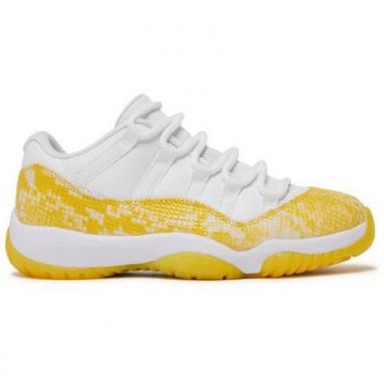 Wmns Air Jordan 11 Retro Low Yellow Snakeskin