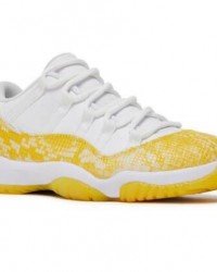 Wmns Air Jordan 11 Retro Low Yellow Snakeskin