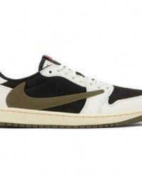 Travis Scott X Wmns Air Jordan 1 Retro Low OG Olive