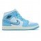 Wmns Air Jordan 1 Mid Ice Blue