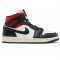 Wmns Air Jordan 1 Mid Black Sail Gym Red