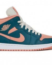 Wmns Air Jordan 1 Mid Dark Teal Green