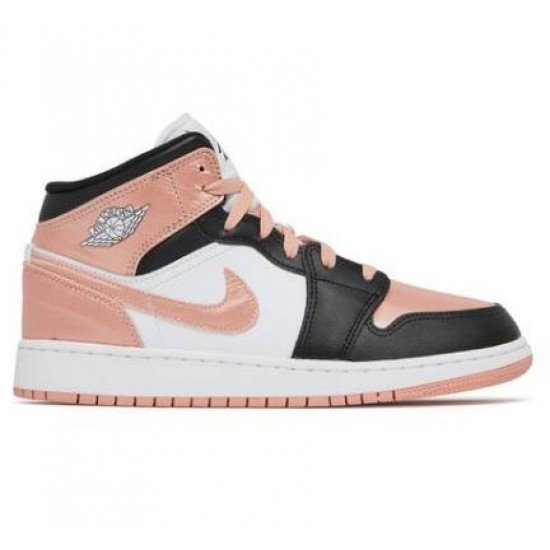 Air Jordan 1 Mid GS White Light Madder Root