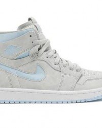 Wmns Air Jordan 1 High Zoom Comfort Cool Grey Light Blue