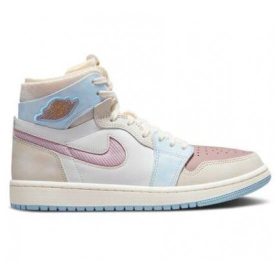 Wmns Air Jordan 1 High Zoom Comfort Pink Oxford Plum Fog