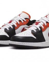 Air Jordan 1 Low Flaming Swoosh GS 