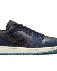 Wmns Air Jordan 1 Low SE Black Dark Obsidian