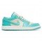 Wmns Air Jordan 1 Low Tropical Teal Sandy Beige