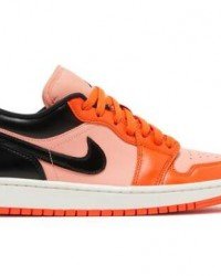 Wmns Air Jordan 1 Low SE Rush Orange Black