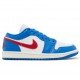 Wmns Air Jordan 1 Low Sport Blue Gym Red