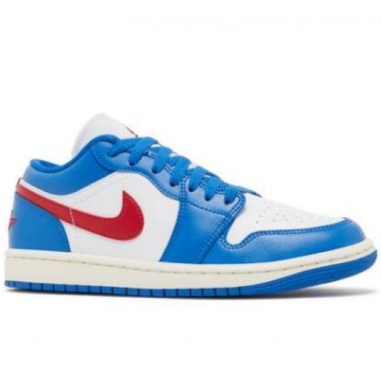 Wmns Air Jordan 1 Low Sport Blue Gym Red