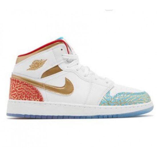 Air Jordan 1 Mid GS NC To Chi