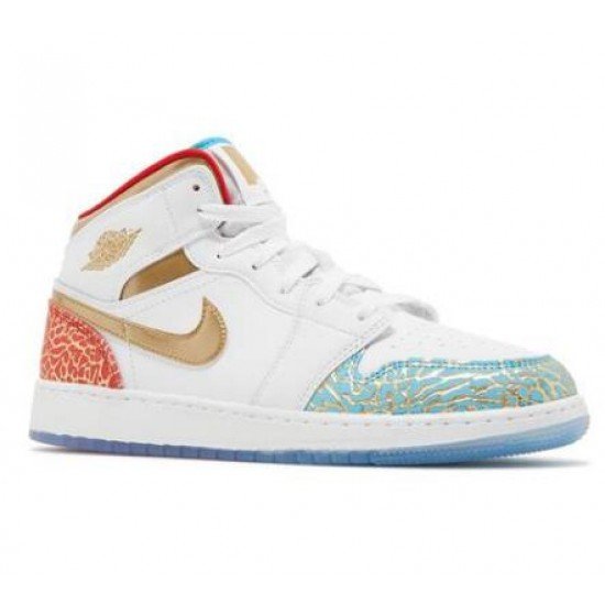 Air Jordan 1 Mid GS NC To Chi