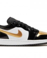 Air Jordan 1 Low SE GS Gold Toe