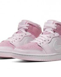 Wmns Air Jordan 1 Mid Digital Pink