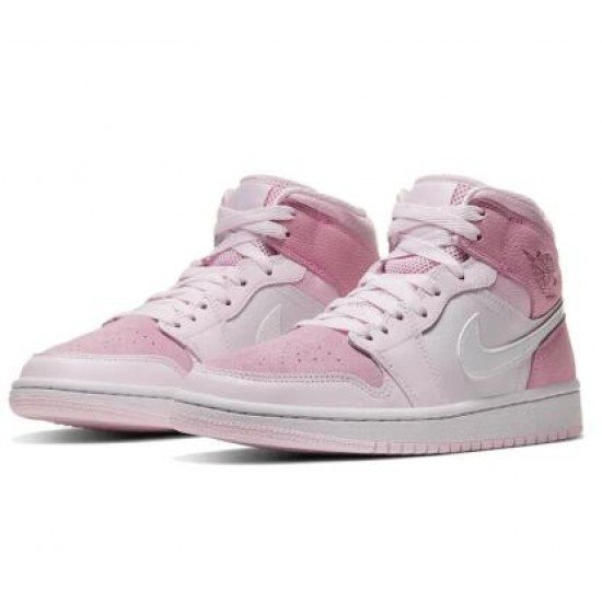 Wmns Air Jordan 1 Mid Digital Pink