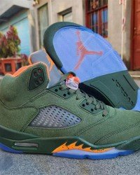 Air Jordan 5 Retro Army Green Olive Green