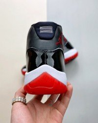 Air Jordan 11 Bred Black and Red 378037-061