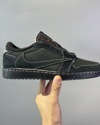  Travis Scott x Air Jordan 1 Low OG “Black Phantom" DM7866-001 