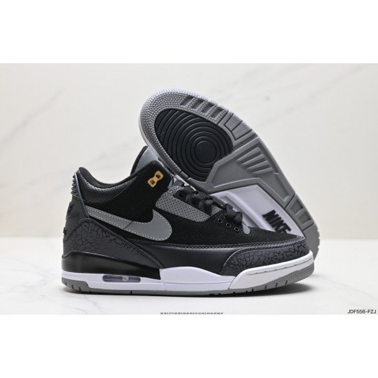 Air Jordan 3 Retro Mid Black 136064-105-1