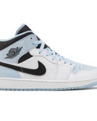 Air Jordan1 MID SE WHITE ICE BLUE