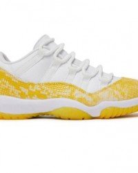 WMNS Air Jordan 11 Low Yellow Snakeskin