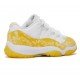 WMNS Air Jordan 11 Low Yellow Snakeskin