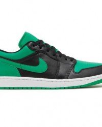 Air Jordan 1 Low Black Lucky Green